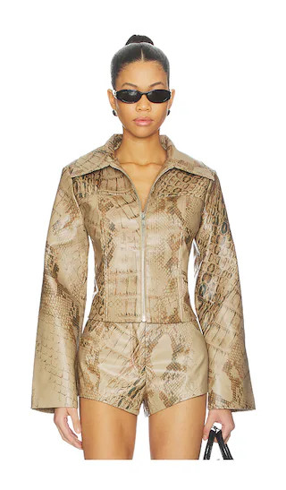 Gisella Jacket in Scale Print | Revolve Clothing (Global)