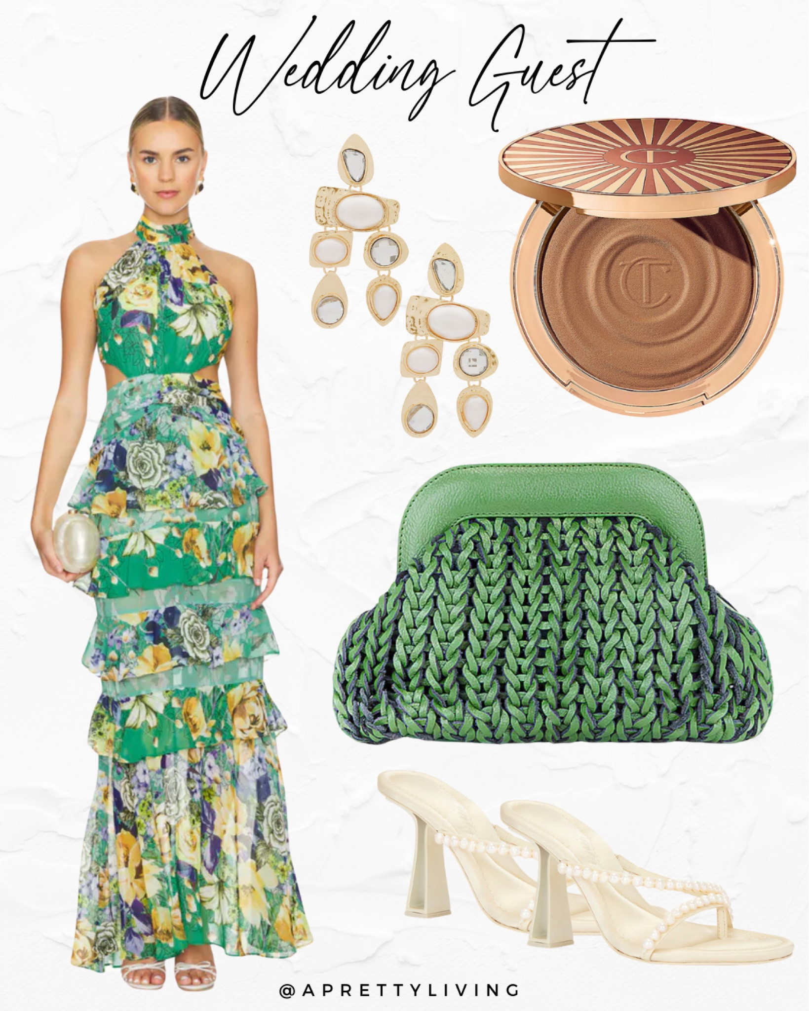 Wedding Guest 💚✨








#weddingguest #dresses #floraldress #maxidress #clutch #green #bronzer #heels #earrings 

#LTKItBag #LTKShoeCrush #LTKStyleTip