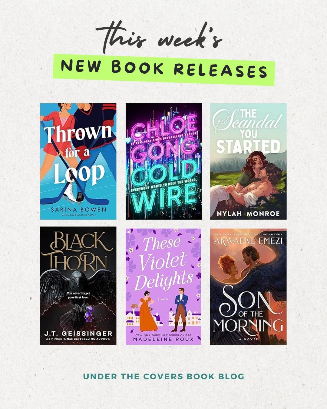 This Week’s Romance Book Releases 💘
From hockey romance to gothic angst to angelic slow burns these are the 6 new romance books we’re spotlighting this week. Tap to shop your TBR or send to your group chat.
#romancereads #kindlegirl #booktokromance #ltkbookrecs

#LTKFindsUnder50
