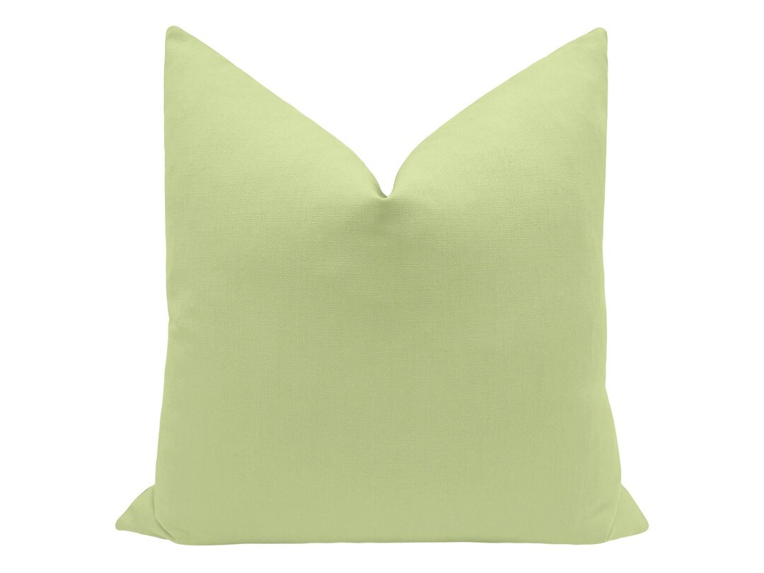 Classic Linen // Celadon Pillow | Green Linen | Bedroom and Home Decor | Light Green | - Etsy | Etsy (US)
