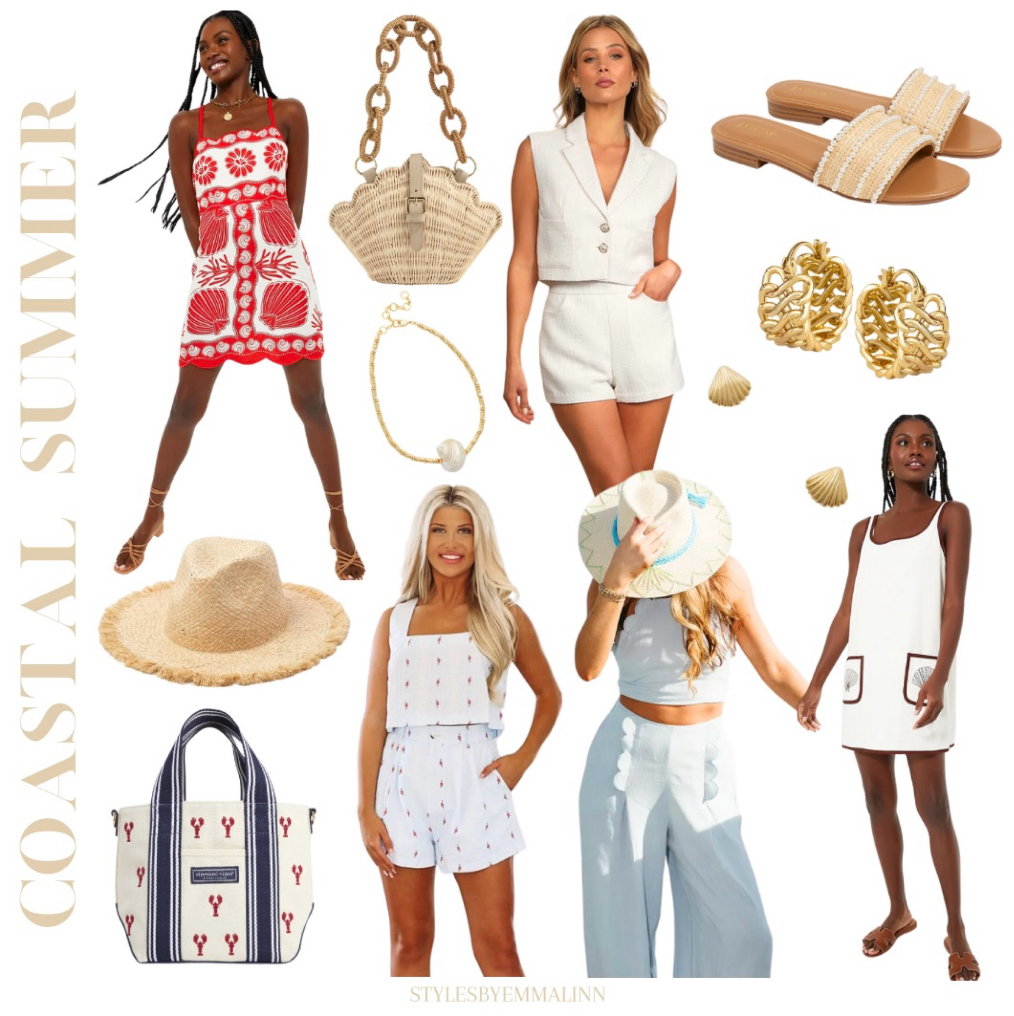 COASTAL SUMMER 🐚🦞🇺🇸 

Coastal clothing, coastal clothes, coastal summer, coastal, coastal outfit, coastal summer outfit, USA outfit, Fourth of July outfit, Americana outfit, beach outfit, on the coast, summer outfit, summer dress, coastal dress, raffia, raffia sandals, raffia bag, Nantucket outfit, Nantucket capsule, blue and white outfits, Styles by Emma Linn, Emma Linn, coastal luxury

#LTKTravel #LTKSeasonal #LTKFindsUnder100