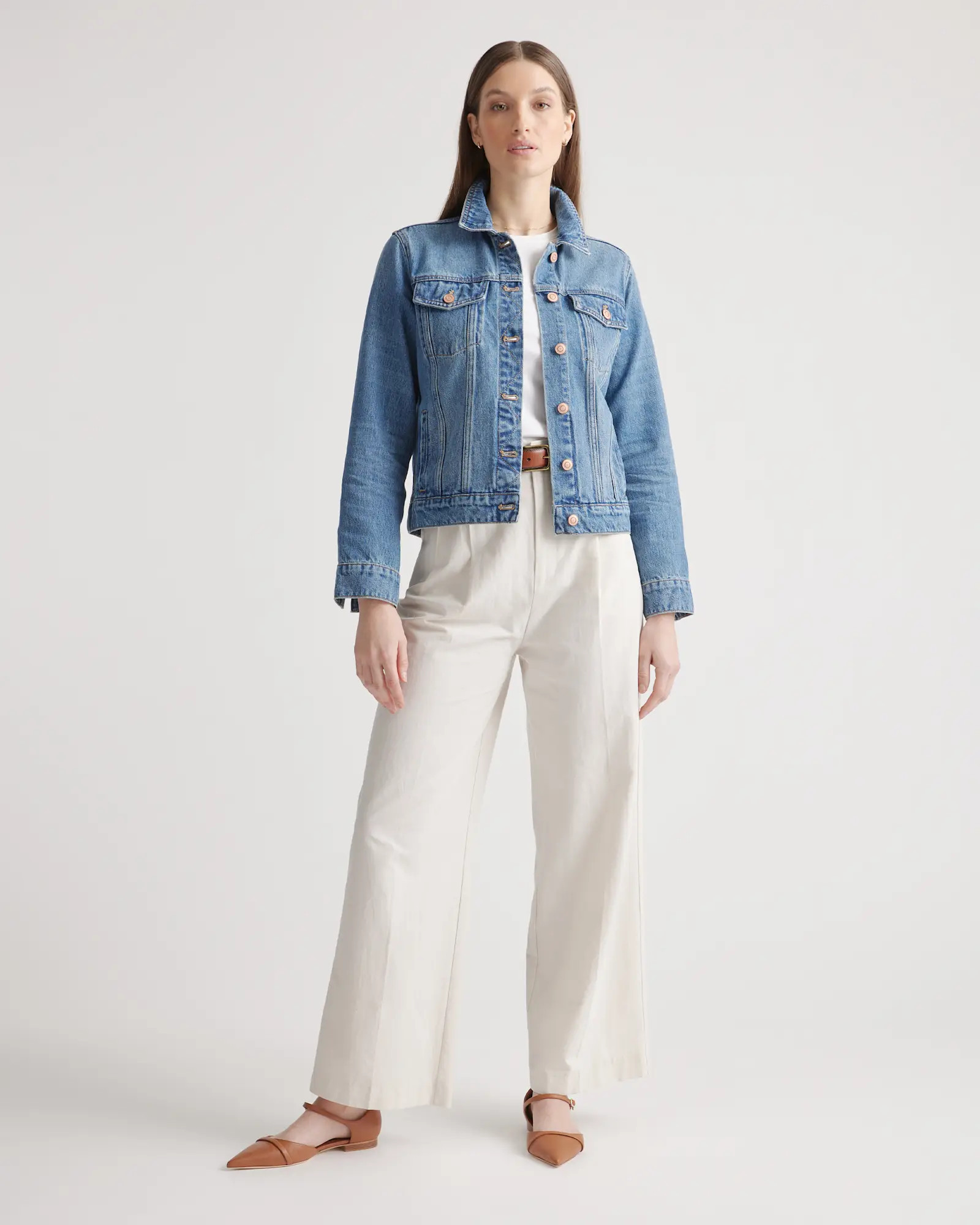 100% Organic Cotton Denim Jacket | Quince