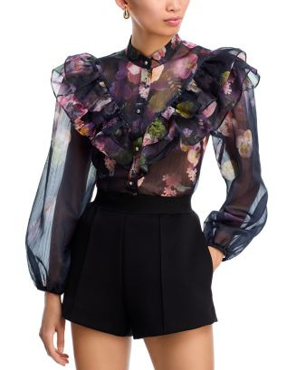 Floral Ruffled Blouse - Exclusive | Bloomingdale's (US)