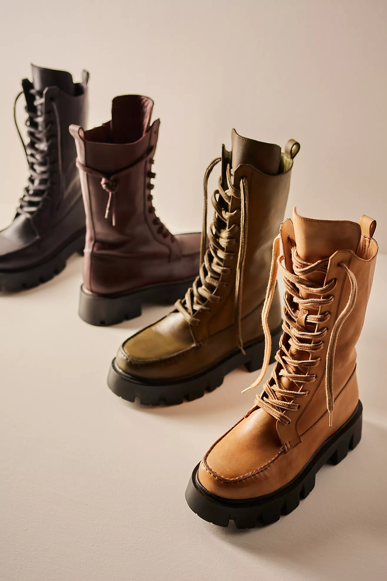 Jones Lug Sole Lace Up Boots | Free People (Global - UK&FR Excluded)