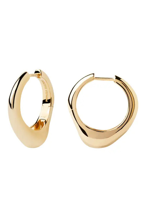 PDPAOLA Riba Hoops in Gold at Nordstrom | Nordstrom