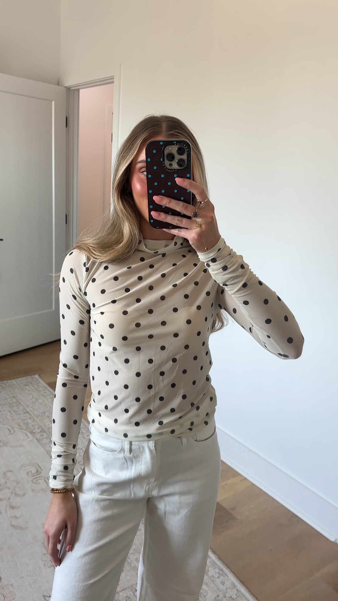 Amazon size small Chevara Women’s Fine Knit Heart Top Mock Neck Long Sleeve Sheer Polka Dot Mesh Blouse See Through Tee Shirt

#LTKSaleAlert #LTKootd #LTKgrwm