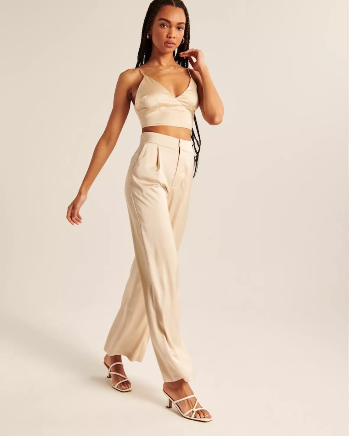 Livi Satin Pant in Baltic – Loft 106