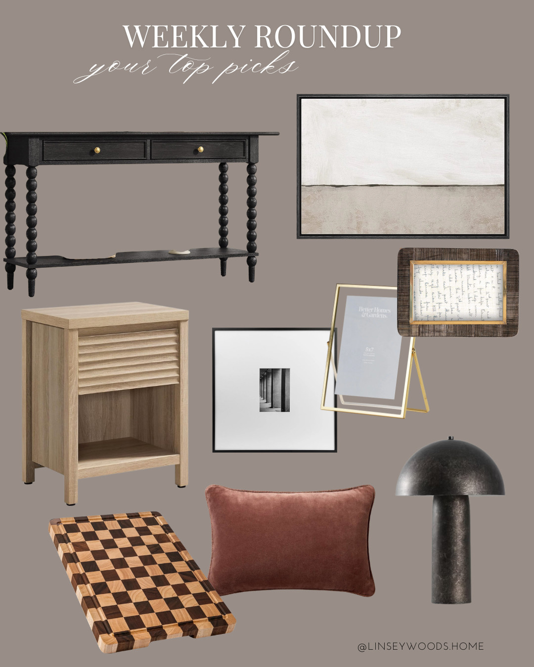 Follower favorites in home decor from last week! Including these affordable nightstands and pillows I used in my guest room, my favorite checkered cutting board, modern table lamps and more goodies! 

 #LTKHome