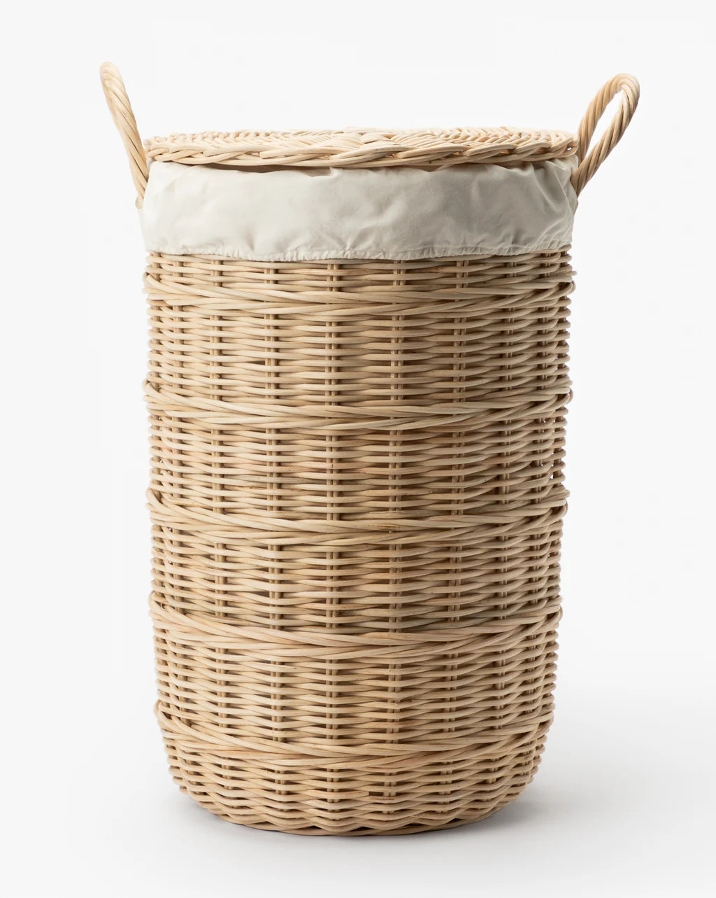 Rattan Lidded Laundry Bin | McGee & Co.