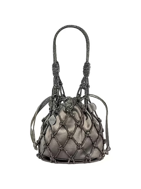 Judith Leiber Couture Net Crystal-Embellished Pouch | Saks Fifth Avenue