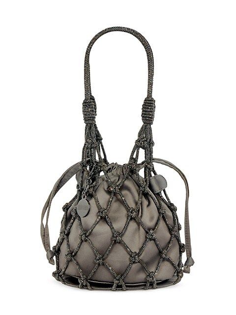 Judith Leiber Couture Net Crystal-Embellished Pouch | Saks Fifth Avenue