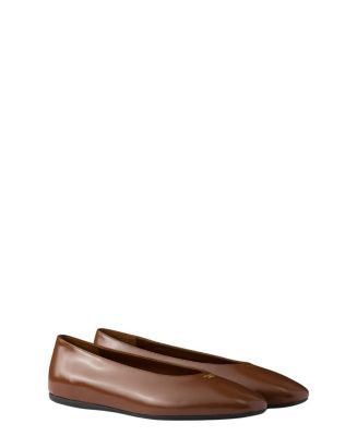 Women's Brushed Leather Ballerinas | Bloomingdale's (US)