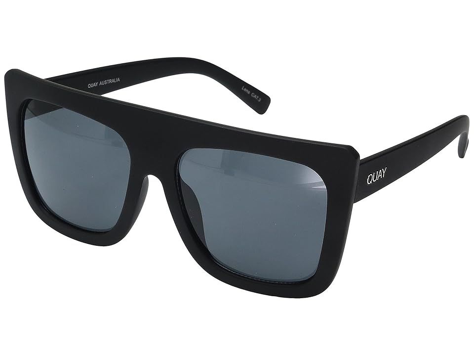QUAY AUSTRALIA Cafe Racer (Black/Smoke) Fashion Sunglasses | Zappos