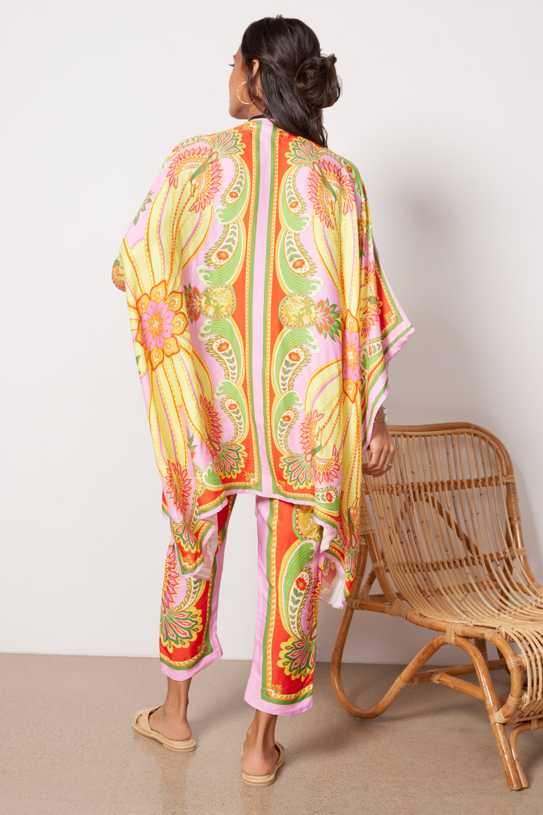 Beach Toucans Scarf Multi Kimono | Evereve