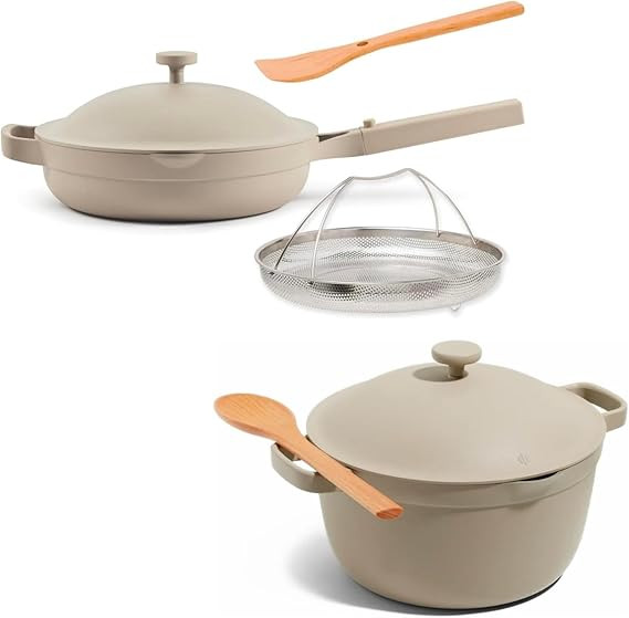 Our Place Cookware Duo - 7-Piece Set Including the Always Pan, Perfect Pot and Spatulas | Multifu... | Amazon (US)