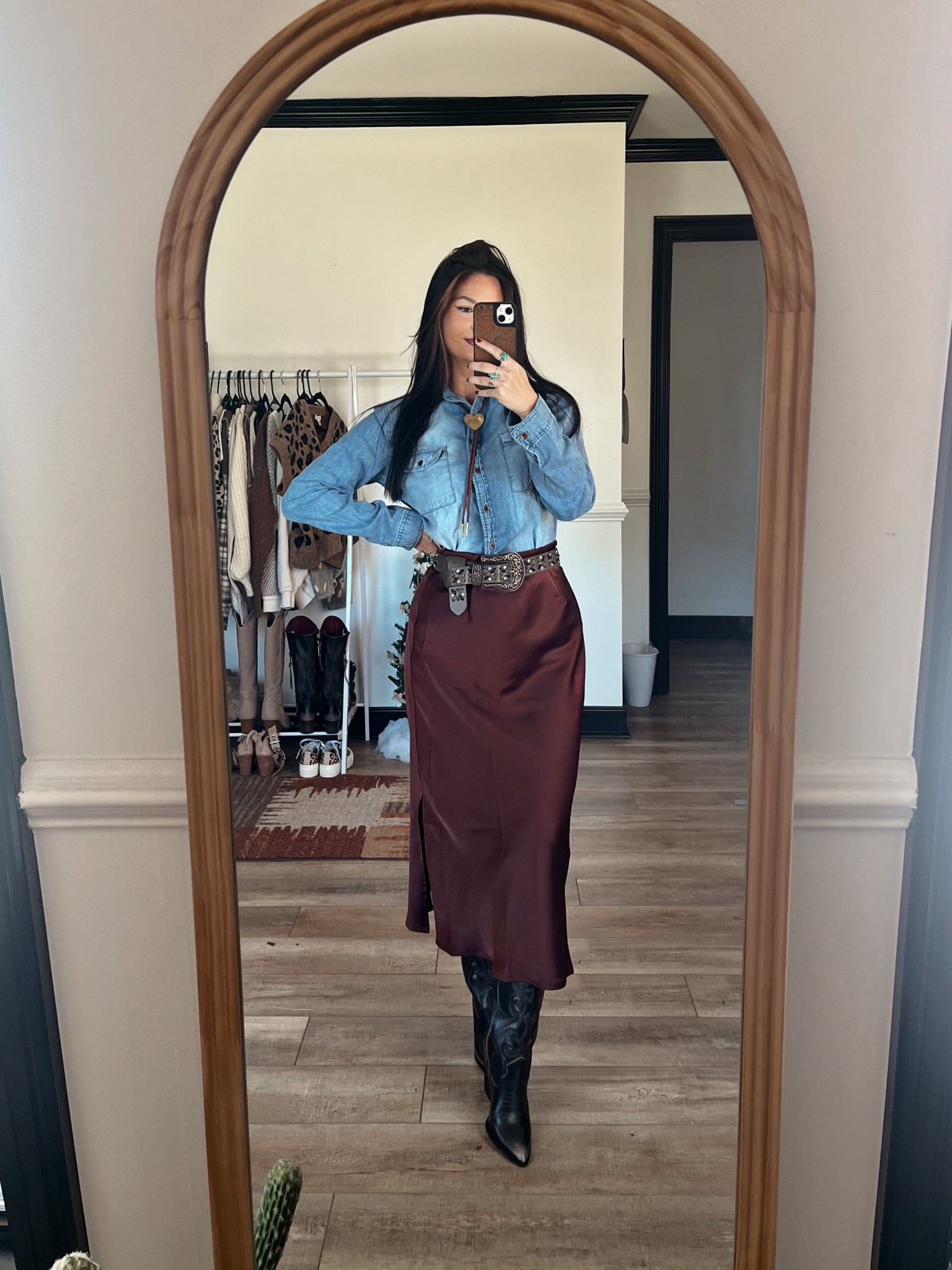 Shirt and skirt both Amazon finds!! Boots are unavailable to linking similar styles 

#LTKPetite #LTKootd