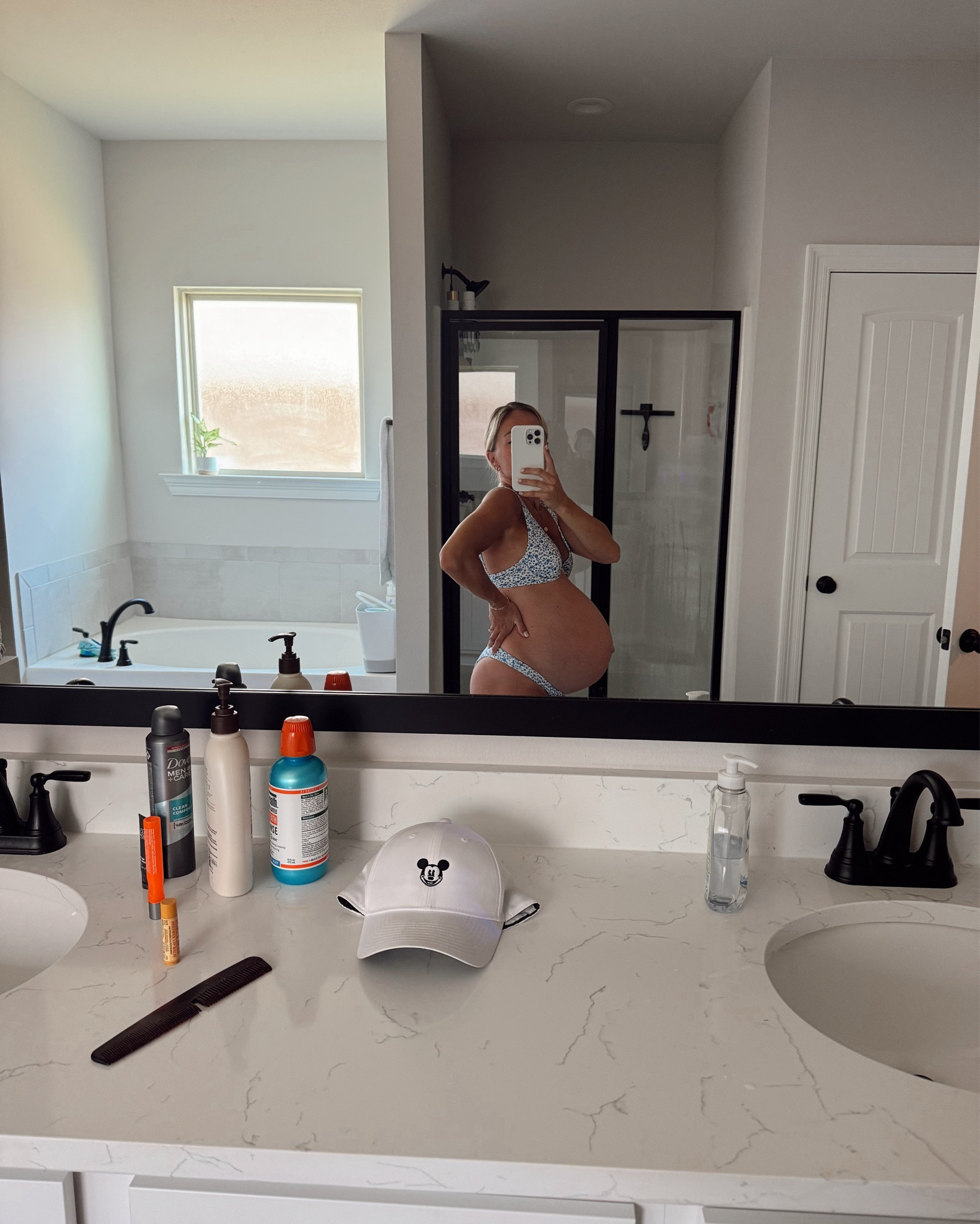 Both are non maternity, exact pattern of pink I can’t find :/ but I linked the same style! Just a different pattern. Super sale too!!!!

#LTKSwim #LTKSaleAlert #LTKBaby