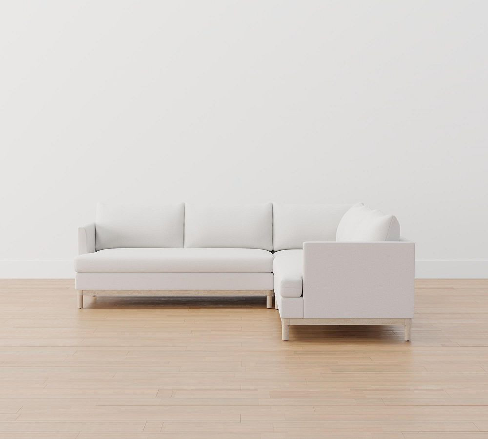Theo Upholstered 3-Piece L-Sectional | Pottery Barn (US)