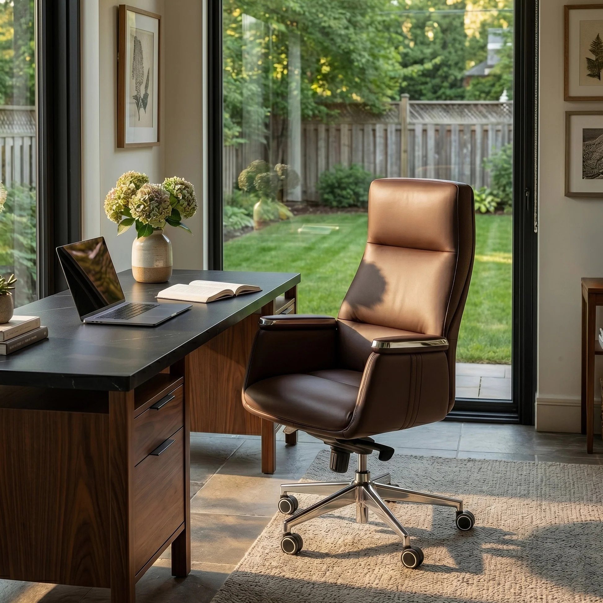 Eureka Ergonomic comfy leather executive office chair with high back | Eureka Ergonomic