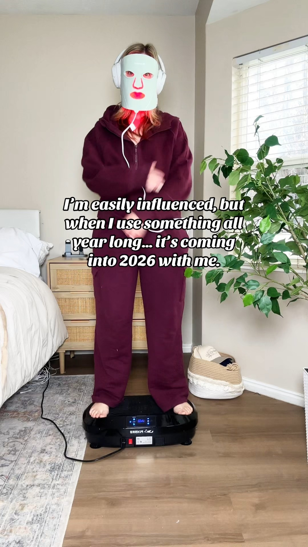 Vibration plate and red light therapy mask 

#LTKHome #LTKGiftGuide #LTKActive