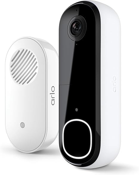Arlo Video Doorbell 2K + Chime 2 (2nd Gen, Latest Release), Wireless or Wired Option, 2-Way Audio... | Amazon (US)