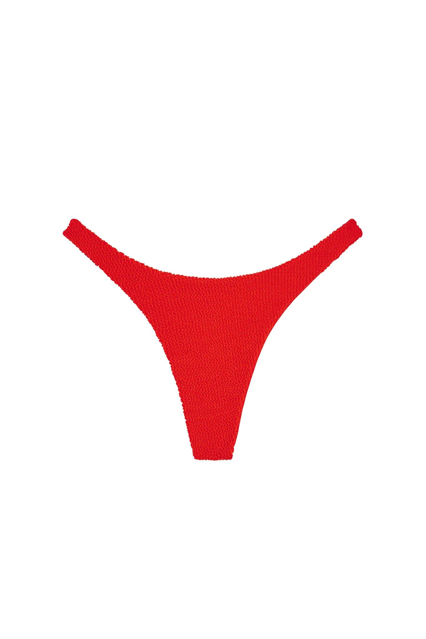 Byron Thong - Chili Pepper Crinkle | Monday Swimwear