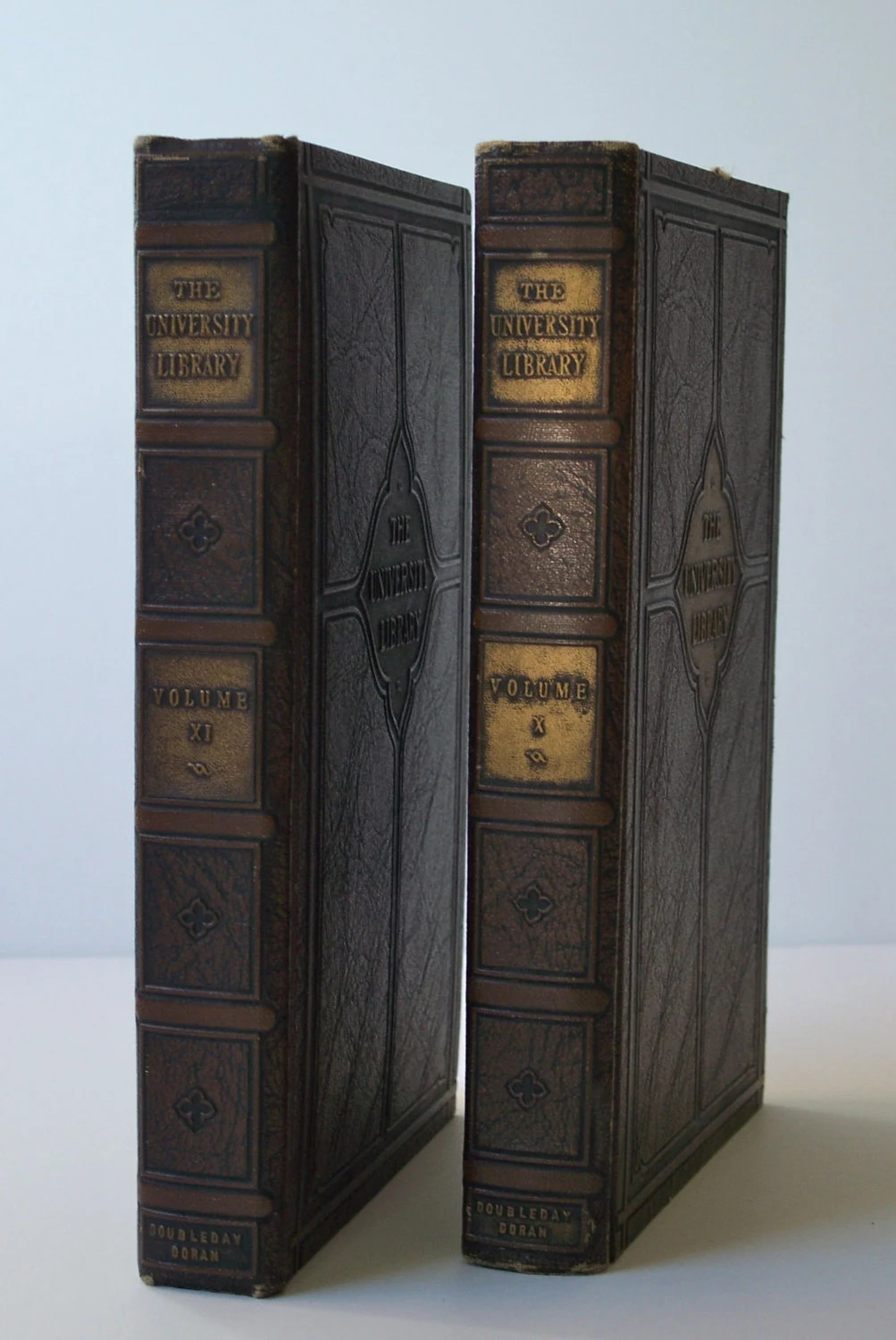 Vintage Books, The University Library Volume X and XI, Very Good Condition Brown and Gold Cover Vintage Books | Etsy (US)
