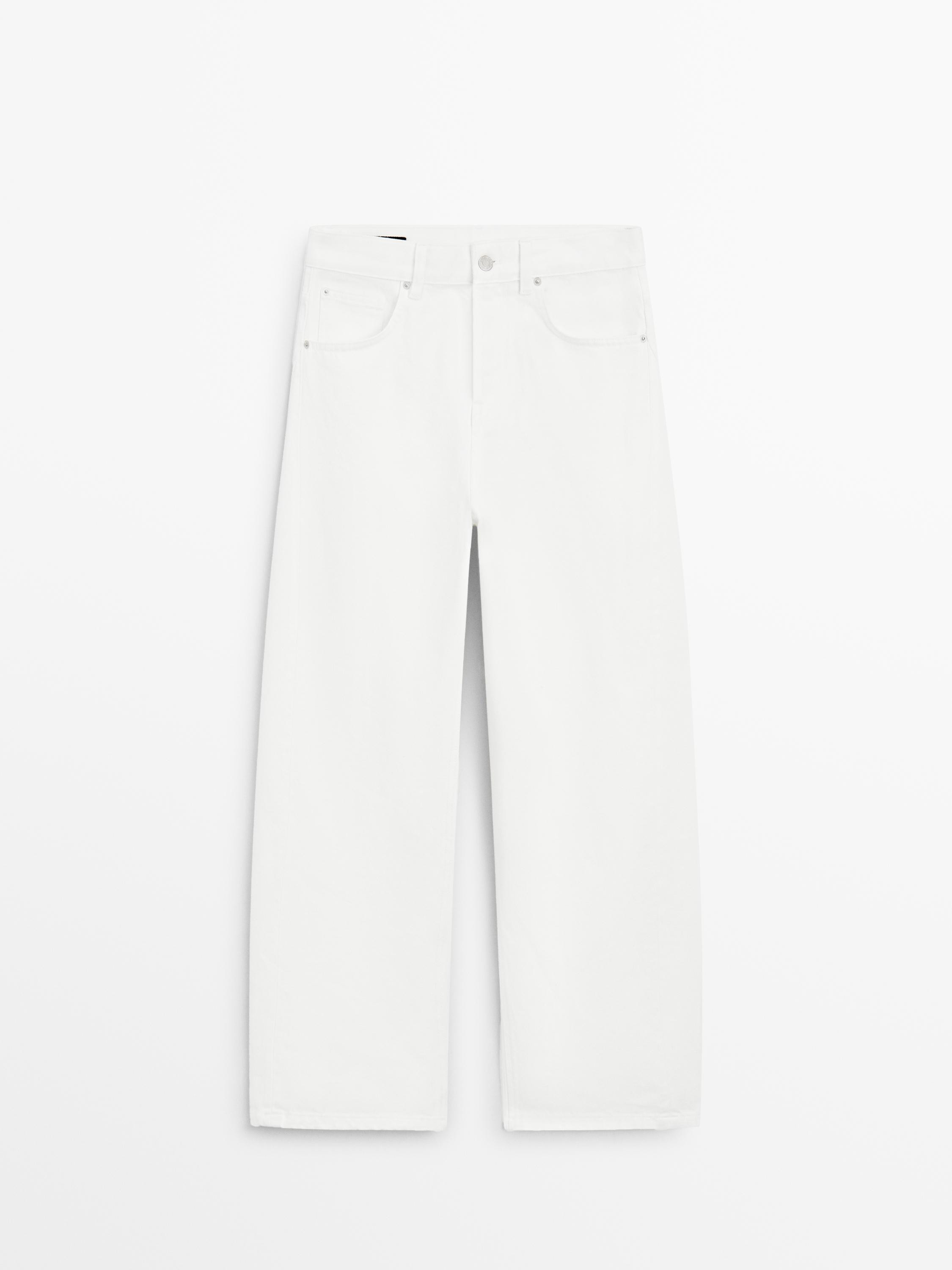 Mid-rise balloon fit jeans | Massimo Dutti UK