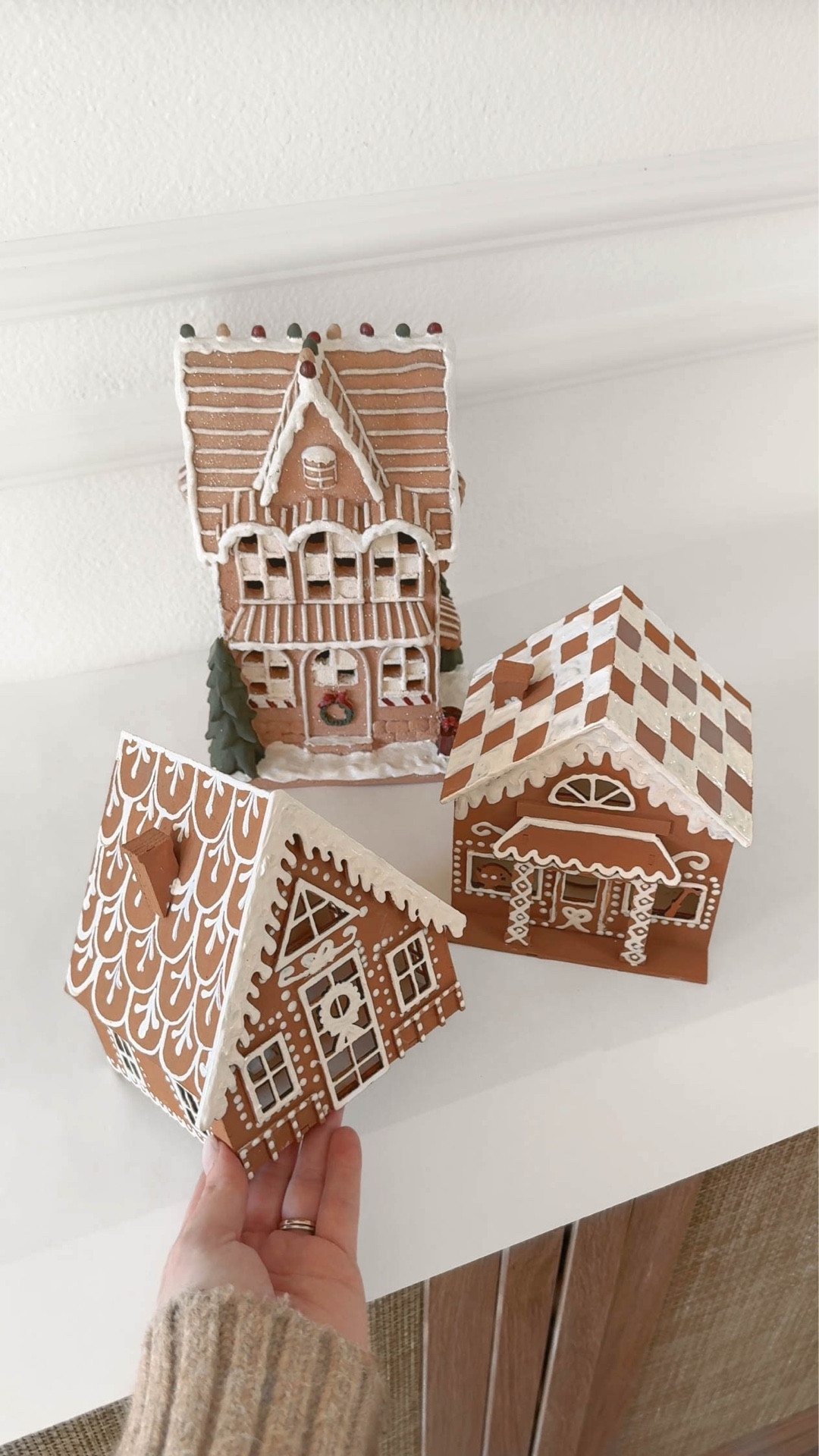 DIY gingerbread houses! These are perfect for a paint & sip.

#LTKHome #LTKSeasonal #LTKHoliday