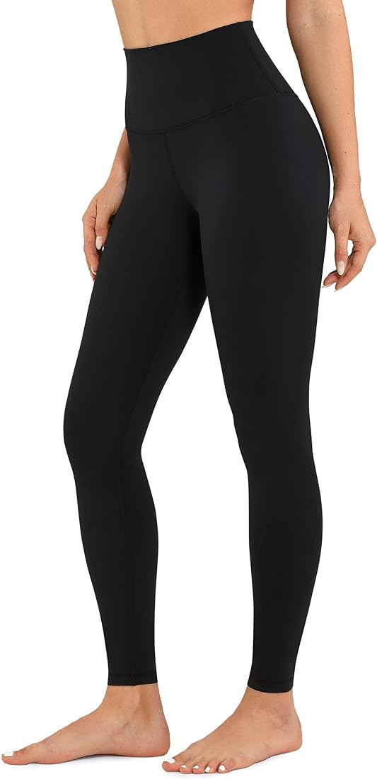 CRZ YOGA Air Feeling High Waisted Leggings for Women 28'' - Warm Thick Workout Leggings Buttery S... | Amazon (US)