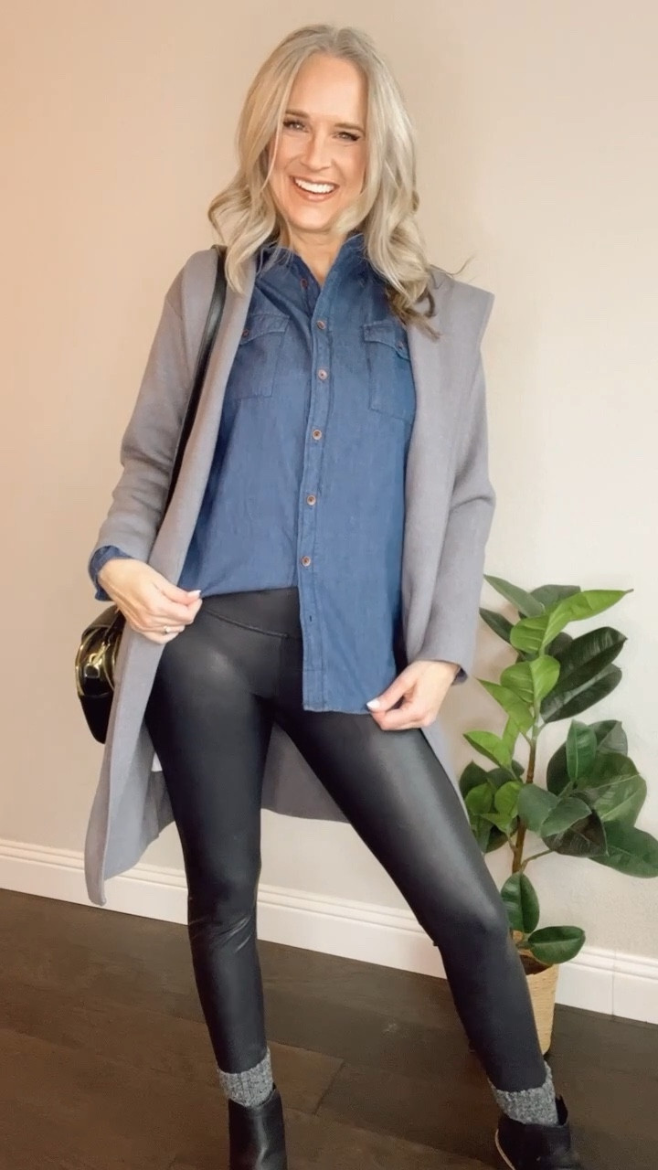 Closet staple- denim shirt.
So much versatility - looks great with everything! 
Wearing a small

Over 40 fashion/ affordable style / elevated chic / effortless style / fall fashion / fall style / casual chic / style over 50/ 


#LTKstyletip #LTKfindsunder50 #LTKover40
