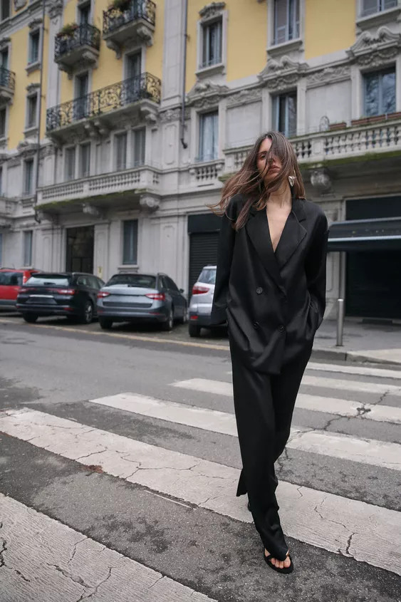 WRINKLED LOOK BLAZER | Zara US