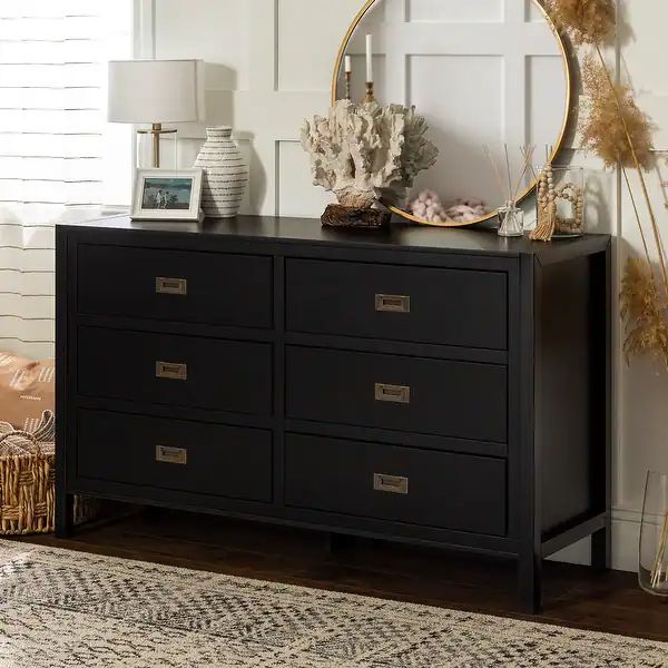 Carson Carrington Modern 6-drawer Solid Pine Dresser | Bed Bath & Beyond