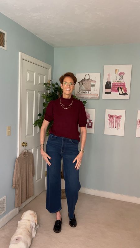 Loving this super soft elevated tee shirt with a ruffle collar from Gibsonlook in this great burgundy color.

Perfect for transitioning I to the fall and for teachers heading back to the classroom.

#LTKover40 #LTKBacktoSchool #LTKworkwear
