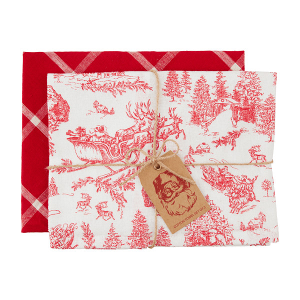 Toile towel set | Mud Pie