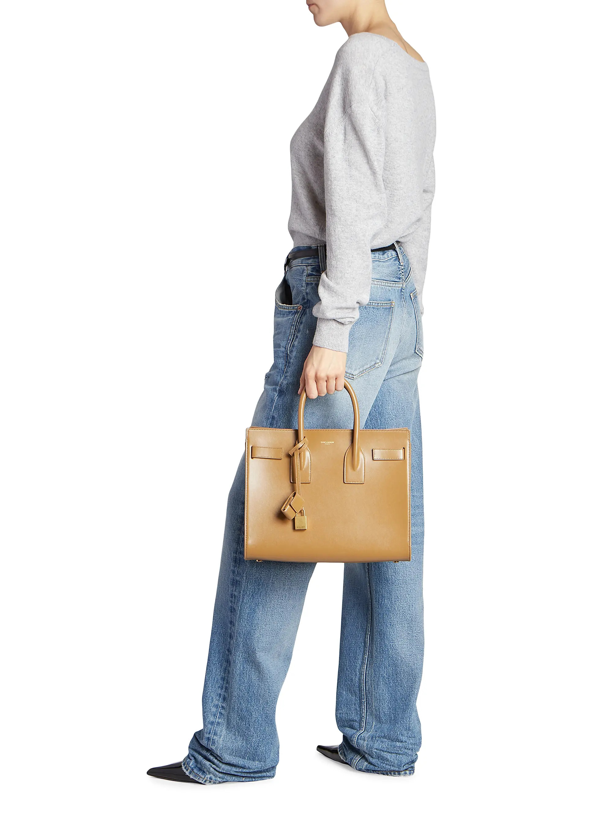 Small Carryall Sac De Jour Leather Satchel | Saks Fifth Avenue