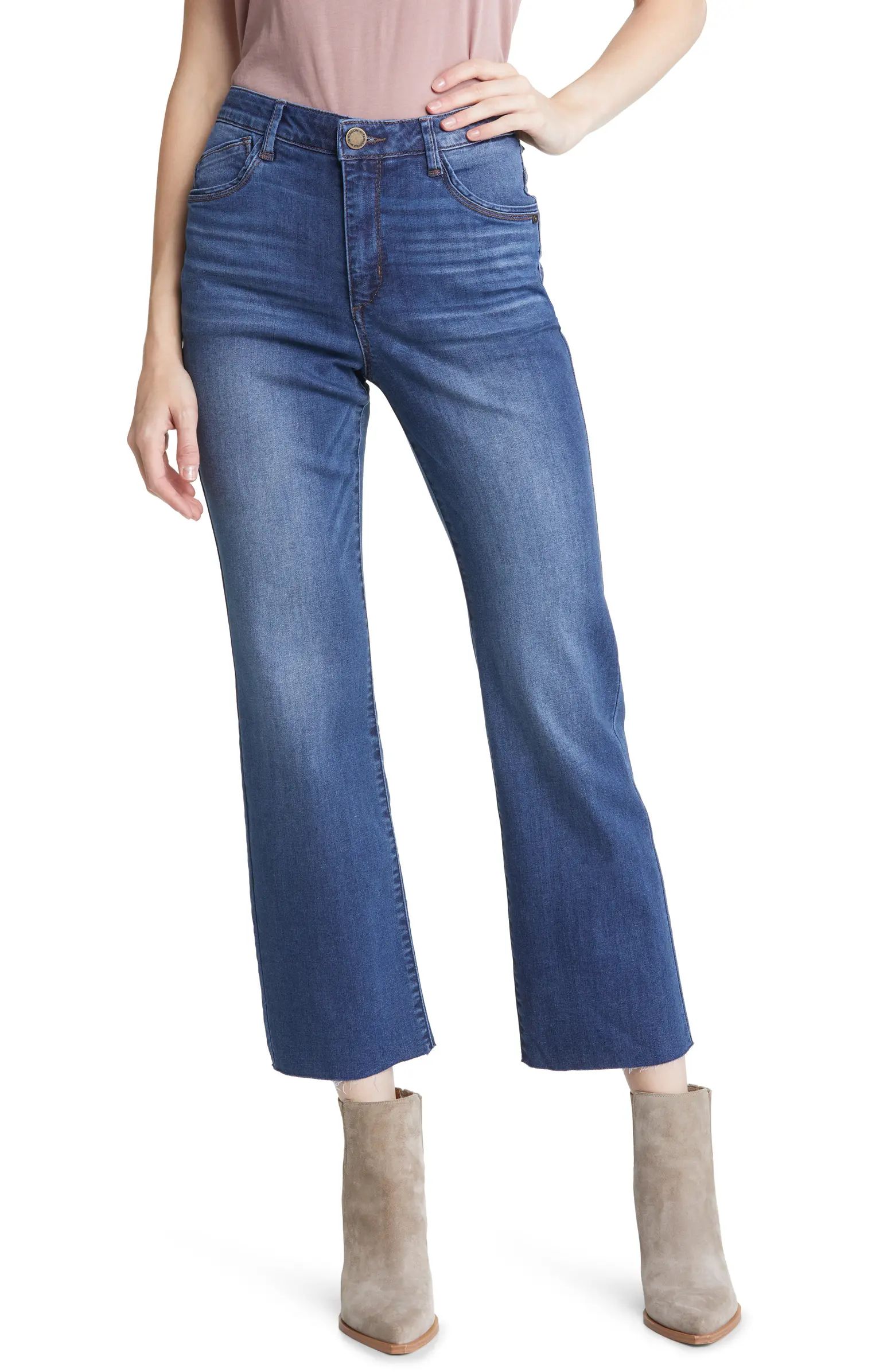 'Ab'Solution Skyrise Barely Bootcut Jeans | Nordstrom