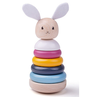 Bigjigs Toys Rabbit Stacking Rings | Well.ca