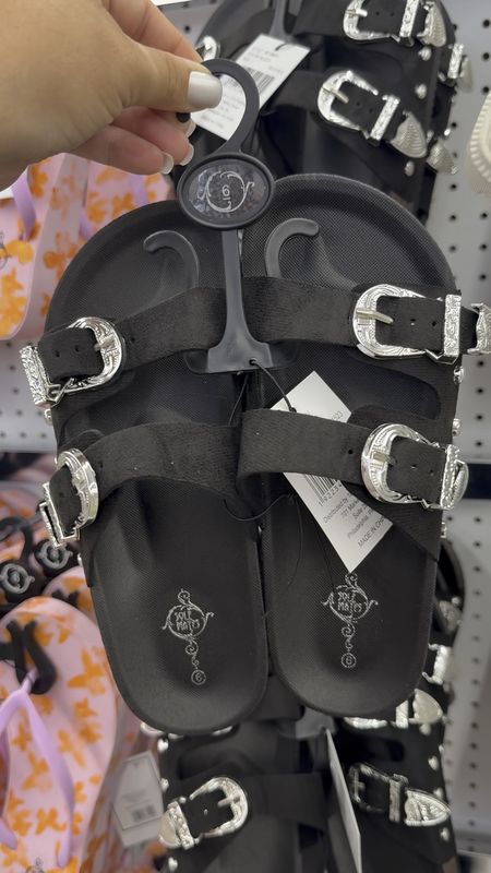 Designer inspired Western buckle sandals. A fun take on the trendy Birkenstocks for much less! Only $5.55! 

#LTKSeasonal #LTKShoeCrush #LTKStyleTip