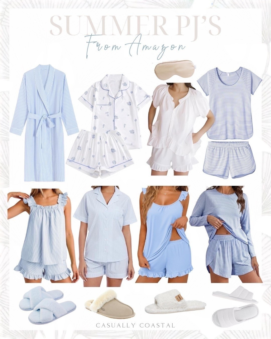 Summer PJ’s From Amazon

Amazon pajamas, coastal pajamas, blue and white pajamas, affordable pajamas, blue pajamas, white pajamas, Amazon robe, Amazon slippers, striped pajama set, short sleeve and shorts pajamas, pajama set, lightweight pajamas, ruffle cami and shorts pajamas, seahorse pajamas, button up pajamas, summer style, summer pajamas, cotton pajamas, woven poplin pajama set, seersucker robe, cotton bathrobe, coastal bathrobe, striped bathrobe, long sleeve pajama set, white slippers, waffle indoor slippers, fuzzy slippers, Ugg slippers, scuffette slippers, open toe slippers, silk eye mask

#LTKSeasonal