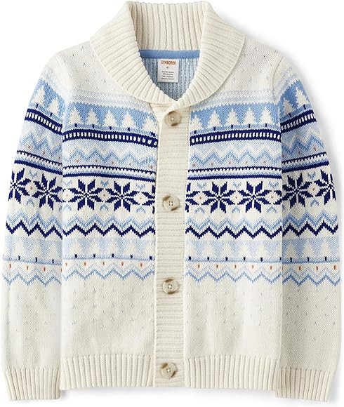 Gymboree Boys' and Toddler Long Sleeve Cardigan Sweaters | Amazon (US)