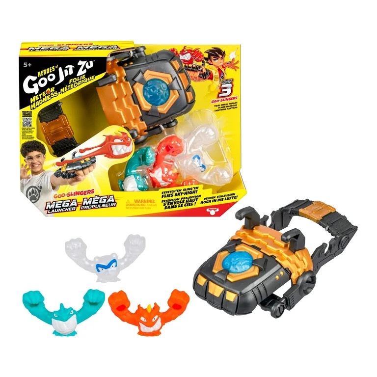 Heroes of Goo Jit Zu Meteor Madness Goo-Slingers Mega Launcher, Includes 3 Exclusive Goo-Slingers... | Walmart (US)