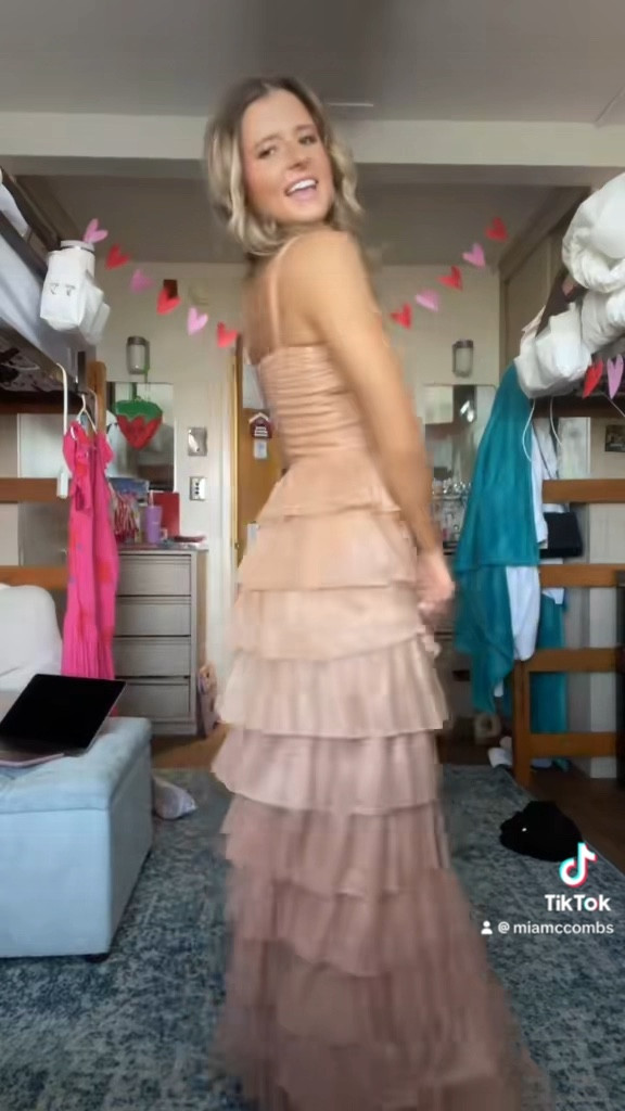 This formal dress was a HIT! I found it last minute and it was so flattering, comfortable, and beautiful!! The specific color for this dress is: Gold leaf! BUT they have so many beautiful colors in this same dress! 

#LTKVideo #LTKU