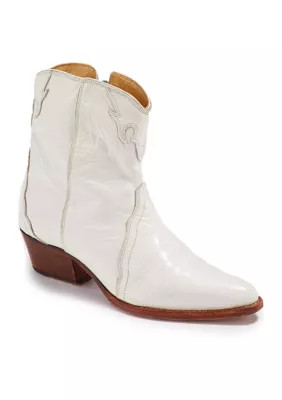 Free People Women's New Frontier Western Boots, White, 9M US / 40 EU | Belk