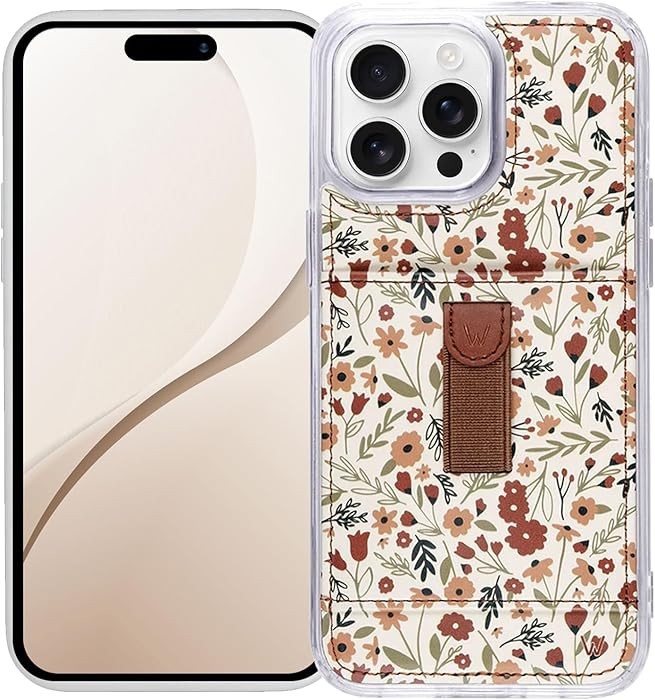 Walli Cases for iPhone 16 Pro Case Aesthetic Sport Wallet Phone Case Card Holder, Securely Holds ... | Amazon (US)