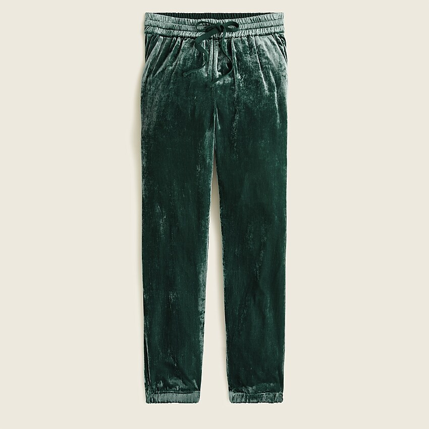 Velvet jogger pant | J. Crew US
