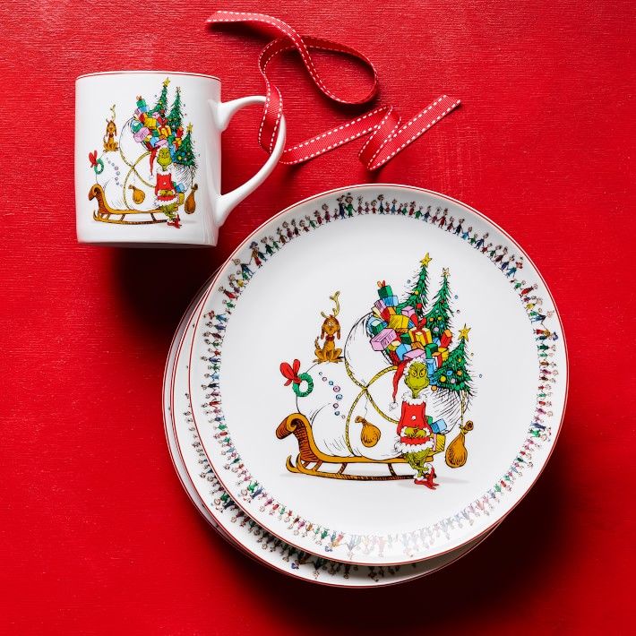 The Grinch™ Dinnerware Collection | Williams-Sonoma