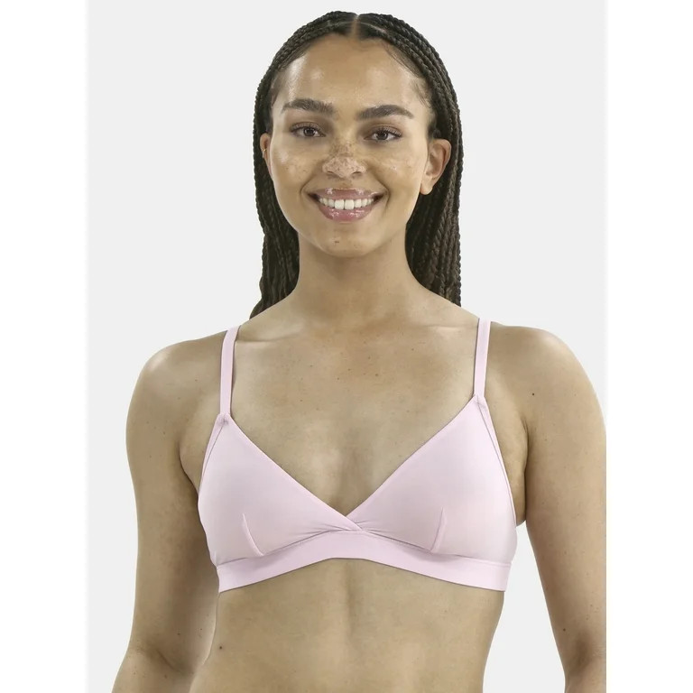 No Boundaries Women's Fit Stretch Triangle Bralette, Sizes XS-3XL - Walmart.com | Walmart (US)