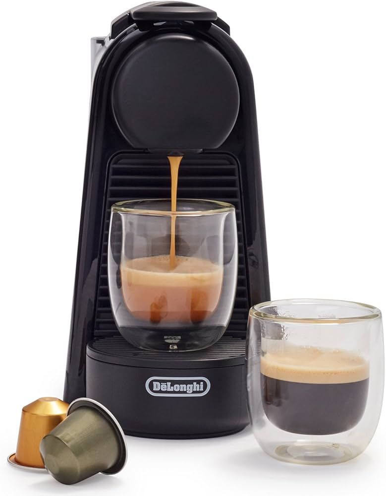 Nespresso Essenza Mini Coffee and Espresso Machine by De'Longhi, 1150 watts, 110ml, Black | Amazon (US)