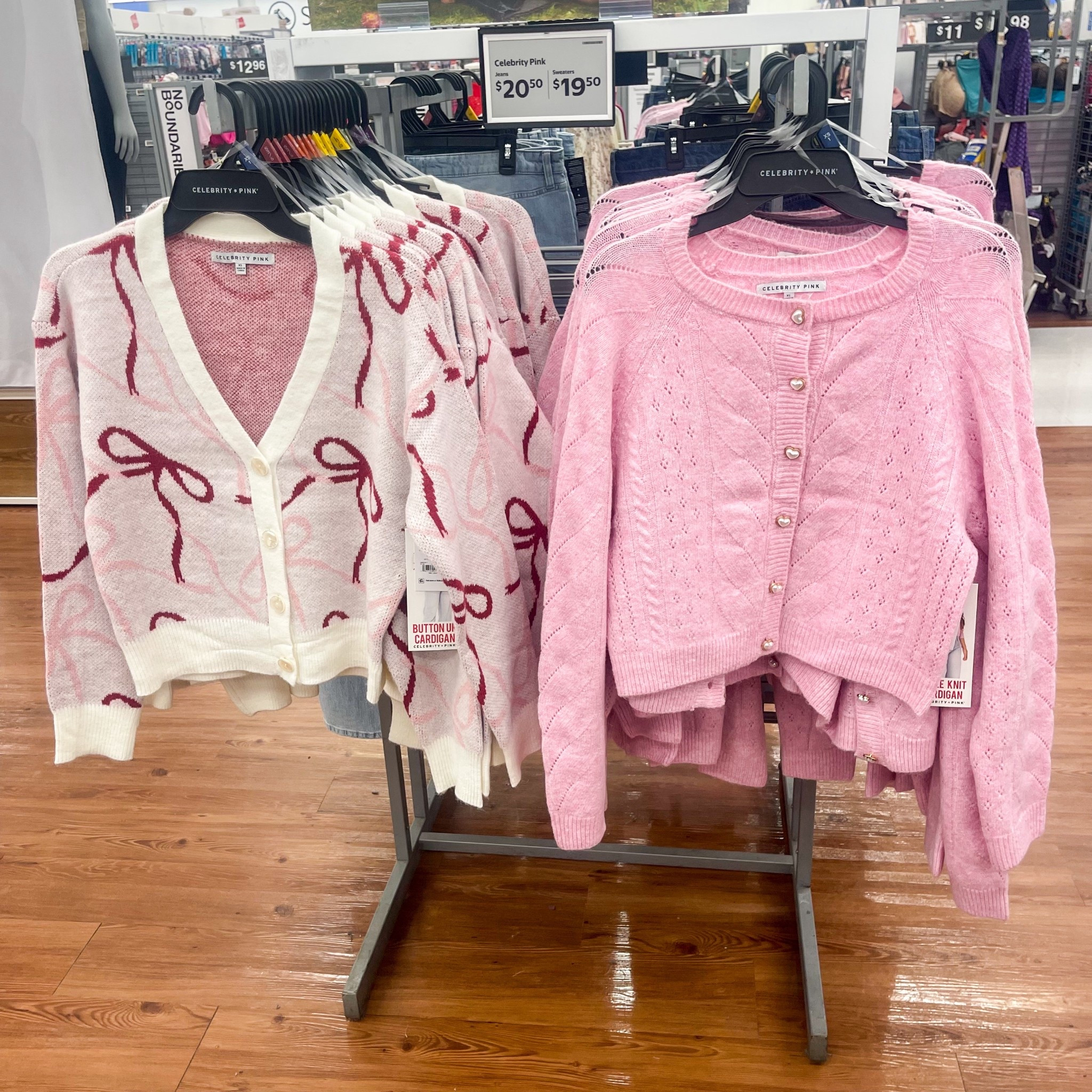 My Walmart went from Xmas to ❤️ Day real quick! These sweaters are from the Celebrity Pink line and I really like the solid pink one. Super cute and affordable.

#walmart
#walmartfashion
#sweater
#celebritypink
#valentinesday

#LTKSeasonal